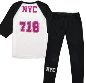 NYC 718 Set (Leggings and Tee)